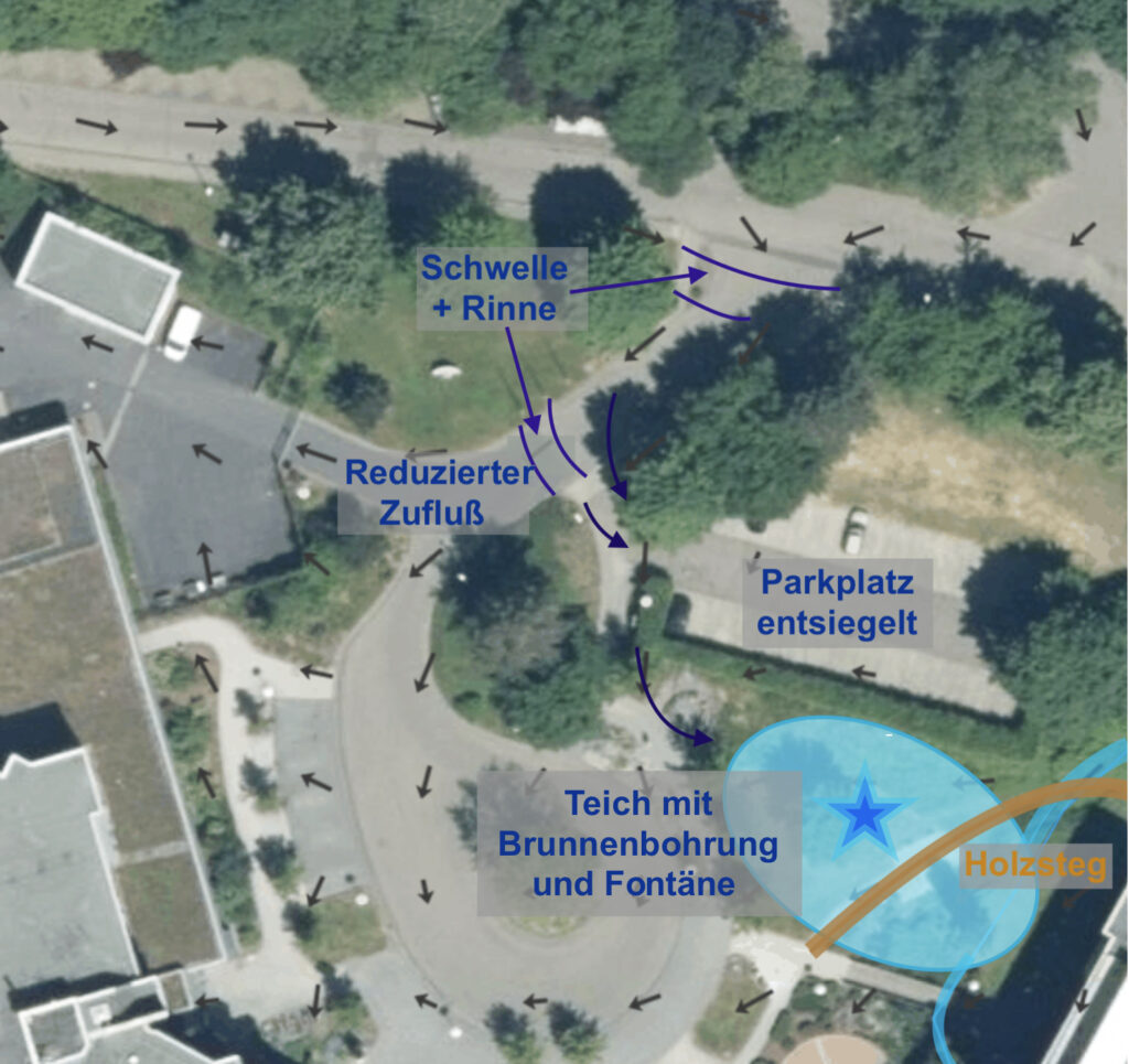 ee 26 01 10 bild sturzflut bremse zufahrt heinrichhaus neuwied