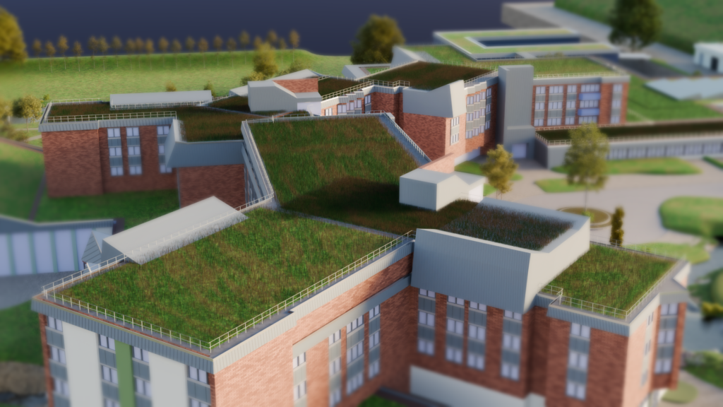 Dachflächenbegrünung